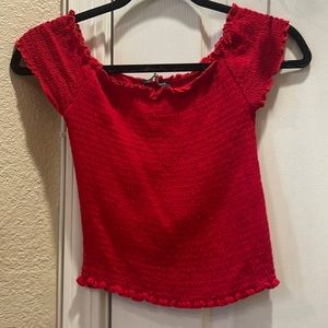 red brandy melville top